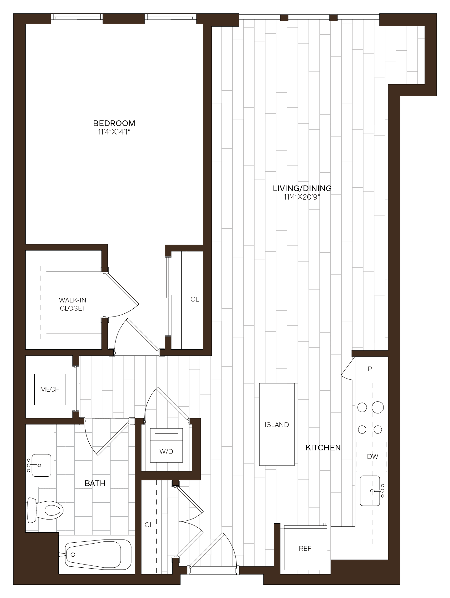 floorplan of 703