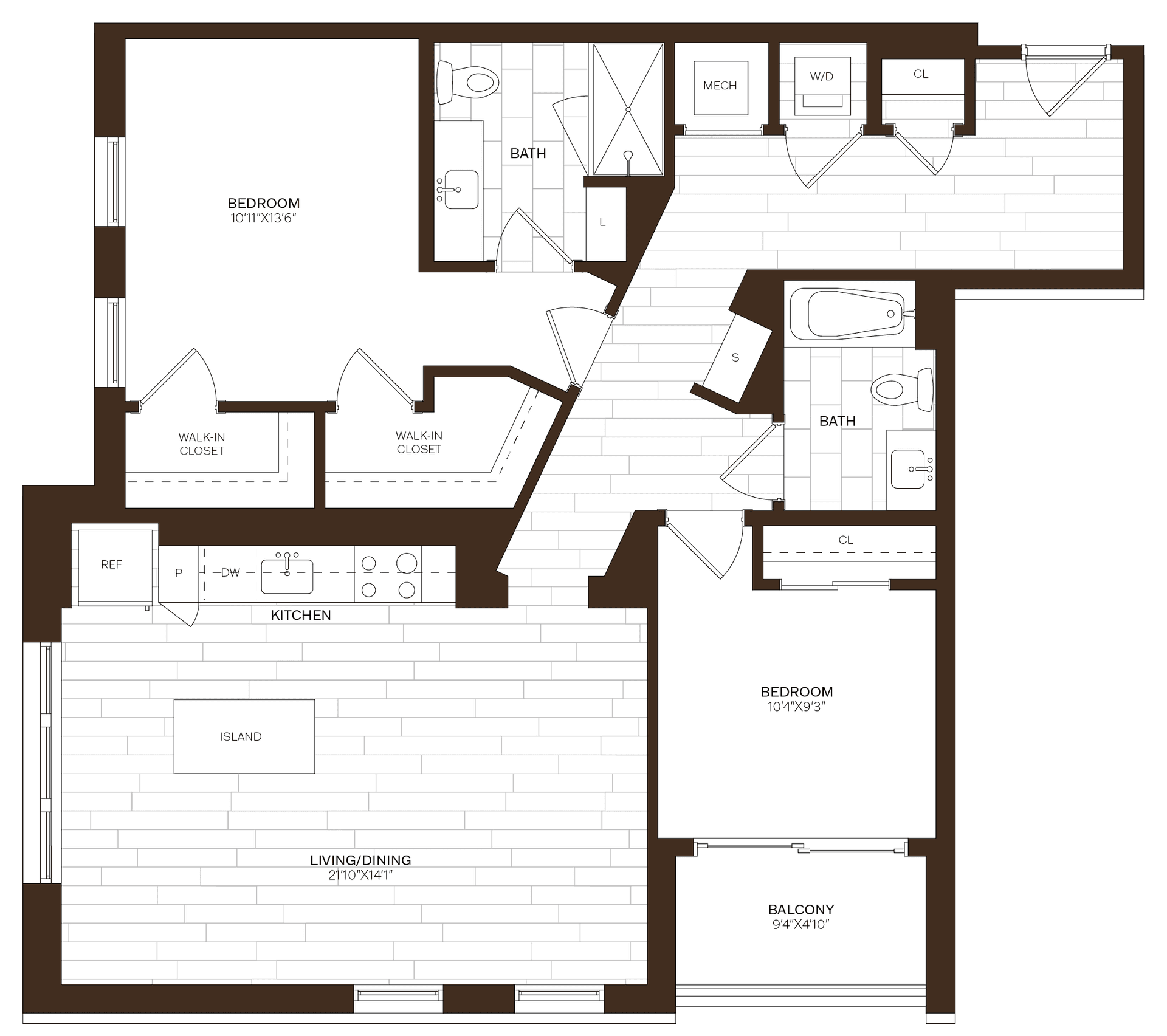 floorplan of 445