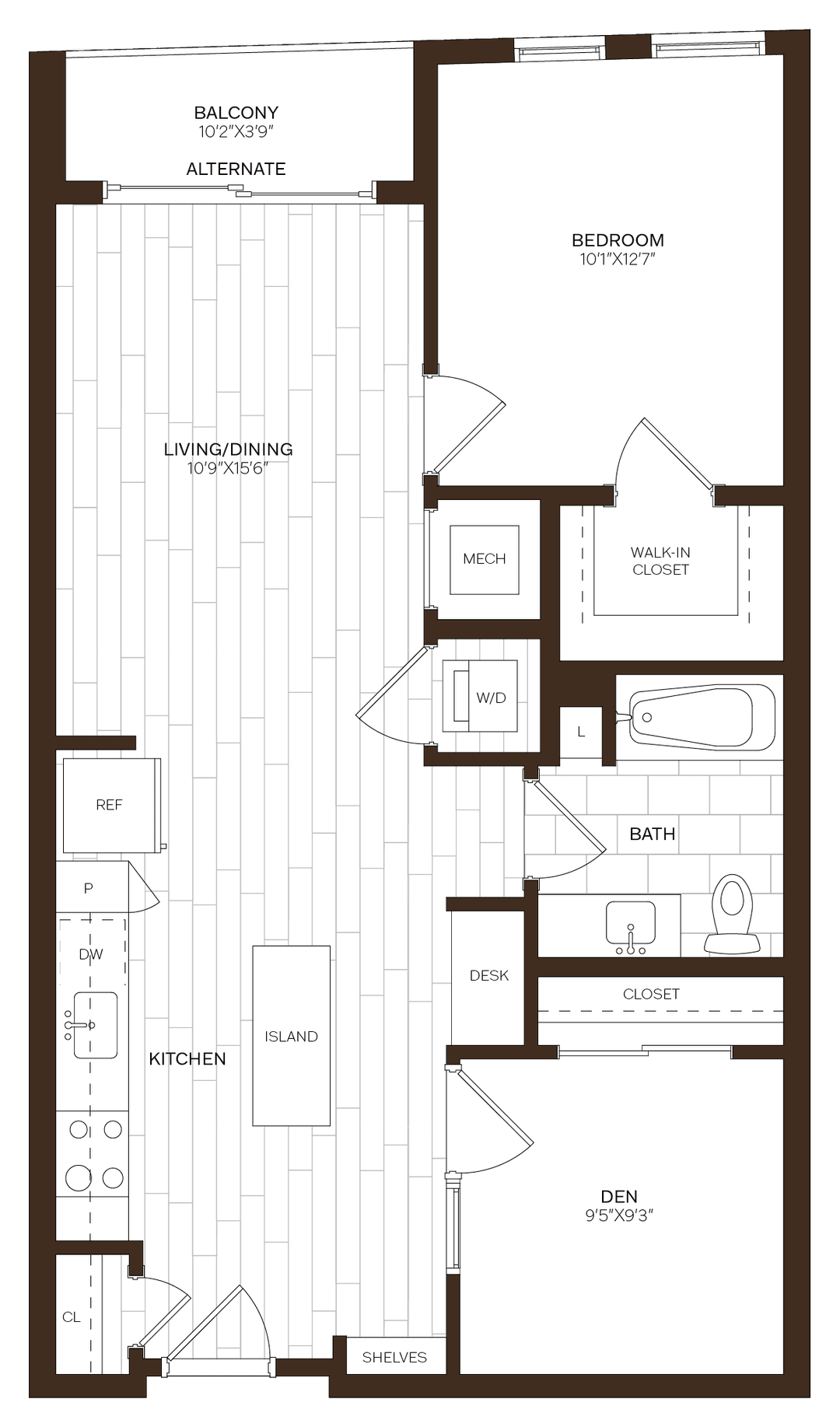 floorplan of 565