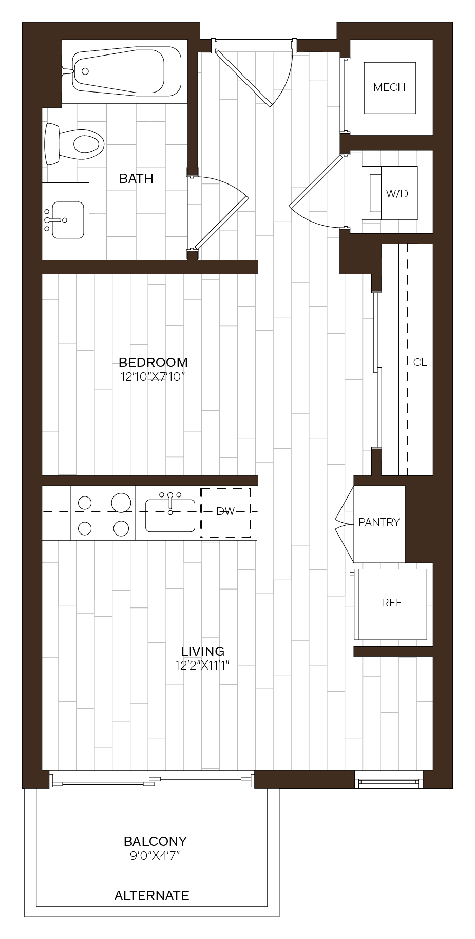 floorplan of 748